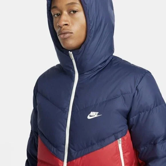 NIKE Storm-FIT Windrunner Down Fill Puffer Men's Jacket SZ 2XL XXL DD6795-410 - Picture 3 of 12